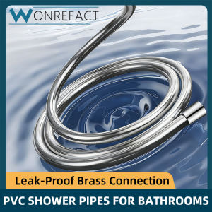 High Pressure Shower Head Set Smooth PVC Hose Anti-Kink - High Pressure Handheld Shower with Holder Anti-Leak Best Value Set