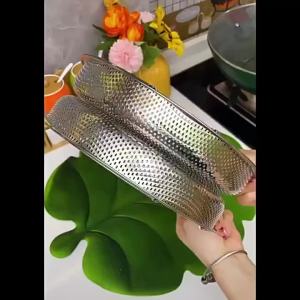 Stainless Steel Food Steamer Basket Pressure Cooker Steamer Basket With Handle Steaming Grid Draining Basket Cooking 〔CC11〕
