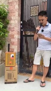 Loa Kéo Di Động - Loa Bluetooth Karaoke Mini JBZ J6 + Kèm 2 Micro Không Dây Âm Thanh Cực Hay Công Suất Lớn Có Remote Điều Khiển Từ Xa Jack 3.5mm Nhỏ Gọn Tiện Lợi Giúp Bạn Thoải Mái Ca Hát Mọi Lúc Mọi Nơi