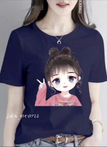 (COD)KAOS ATASAN GIRLS/COTTON COMBED WANITA
