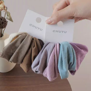 4Pcs Rubber Band Tie Hair Rope Simple Solid Color High Elasticity Hair Loop Hair Ties Hairband Accessories for Women