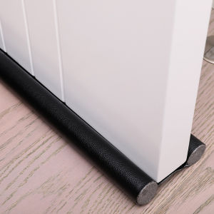 Door Bottom Windproof Sealing Strip Draught Excluder Stopper Double Protector Doorstop Dust-proof Blocker Leather Sealer Sound