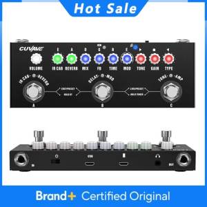 M-VAVE | CUVAVE Cube BABY Guitar Multi-effects Pedal Processor Chorus Delay Reverb Effect Rechargeable Electric Guitar Effect Pedal