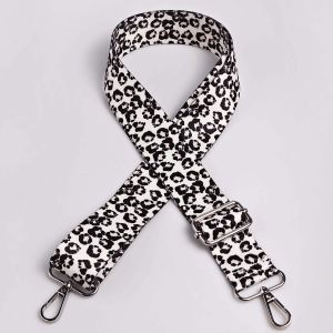 1 Có Thể Điều Chỉnh Rộng 1.50 Inch Túi Ví Cầm Tay Dây Đeo Thay Thế Đeo Vai Với Da Báo Truyền Nhiệt In