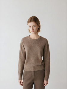 ICICLE | Un-dyed Natural Color Womens Cashmere Pullover Sweater