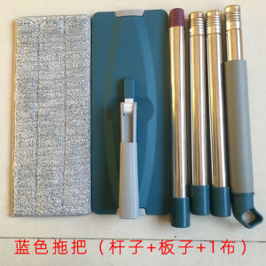 Water Absorbent Lazy Mop Head Replacement Cloth No Hand Wash Single Pole Mop Duster Head Sticky Back for Kitchen Cleaning