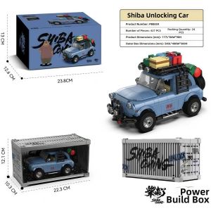 XINYUKEJI | Chailai Collaboration Orange Modified Brick Car Toy Model