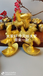 Sand Gold Dollar Windmill Wind and water ornaments Decorations Housewarming Gifts沙金元宝 风生水起 风水摆件 装饰品 乔迁新居礼物