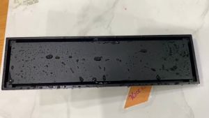 Thoát sàn chống hôi KAG-TS211 chữ nhật 8x30 mm ống D49-60 Phễu thu nước cắt gạch thoát nhanh thiết kế sang trọng sử dụng tốt