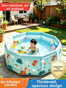 CHEORLIAN | Inflatable-Free Foldable Large Swimming Pool