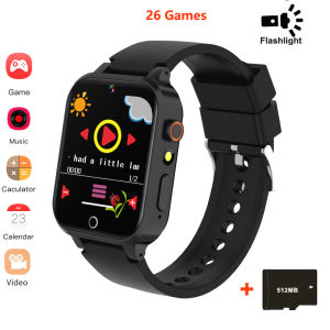Kids Games Smart Watch 26 Games Fun Photo Taking Music Player Pedometer Flashlight Children Watch Boys and Girls Birthday Gift