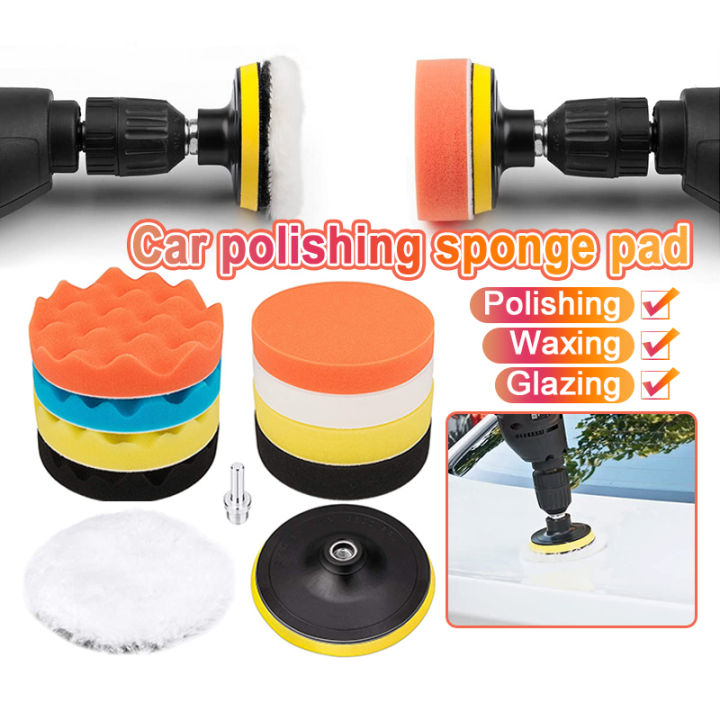 11pcs Car Polishing Pad 5inch/4inch Car Polishing Sponge Car Polishing