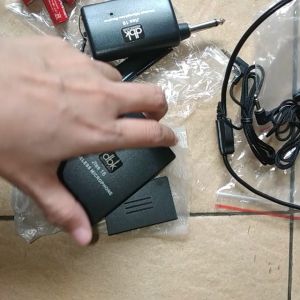 G569 ORIGINAL MIC WIRELESS CLIP ON BANDO HEADSET - MIK WIRELES JEPIT KLIP KERAH BAJU SINGLE VOCAL VOKAL - Sistem Suara Audio Portabel dengan Kualitas Suara Terbaik