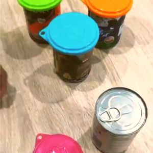 GPSS- Tutup Kaleng Cat Food Wet Food Penutup Makanan Kucing Anjing Kelinci Warna Warni Serbaguna