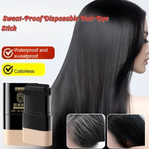 Disposable Hair Dye Stick Hair-Soft Covering White Hair Dye Comb Sweat-Proof Cover Hairline Hair Root No-Wash