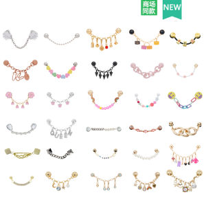 Phụ Kiện Giày Crocs/Cross Metal Chain Phụ Kiện Giày Đế Bằng Trang Trí Cao Cấp Khóa Giày Hoa Hợp Kim Nhôm Mùa Hè 2025