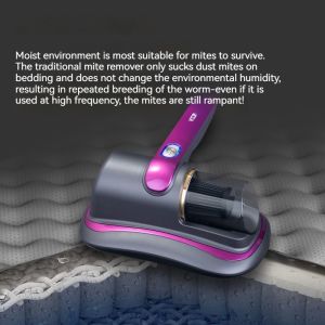 【ของขวัญฟรี/รับประกัน3ปี】น้ำยาไล่ตัวเล็นไร้สายสำหรับไรฝุ่นแบบพกพาเครื่องดูดฝุ่น30000PA สำหรับโซฟาเตียงนอนผ้าห่มพรมไรฝุ่นเครื่องดูดฝุ่นลบ