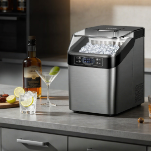 Small Ice Maker for Night Market Stalls and Tea Shops 30kg