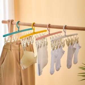 Anti-Slip Multi-Head Sock Hanger Clips