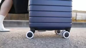 Avinas 8pcs/Pack Silicone Luggage Wheels Protector Cover Reduce Noise Travel Suitcase Wheels Rubber Ring Accessories