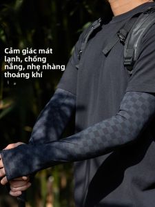 MiiOW | Tay lụa băng chống nắng UPF50+ cho nam mùa hè tay dài bảo vệ tay chống tia UV cách nhiệt mát mẻ