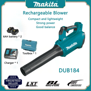 【Original facturer/Warranty 1 years】Makita DUB184 lithium battery 18v rechargeable blower lithium battery electric hair dryer blows dust leaves