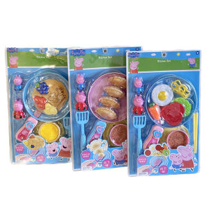 Peppa Pig Home Cooking Set Simulated pancake Pan Egg Noodles Simulated kitchen Utensils Home Cooking Children Toy Gifts