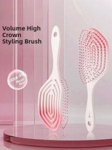 Air Cushion Massage Comb High Hairline Long Hair Hollow out Comb Goddess Exclusive Bone Structure Comb Personal Care Tool