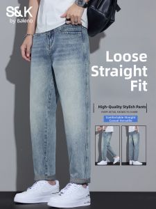 BALENO | Slim Light Denim Jeans Straight Leg