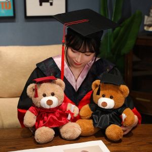 JOJO CASTLE Graduation Soft Toy New Graduation Teddy Bear 33cm Kawaii Doctor Bear Plush Toy Soft Stuffed Teddy Bears Plushies Doll Party Decor Student Graduation Gifts Souvenir Gifts for Children