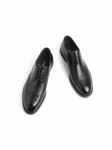 Belle | Elevated Heel Real Leather Mens Shoes for Weddings