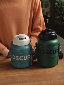 กระติกเก็บเย็น แก้ว 24ชม กระติกน้ำเก็บความยิ่ง 1100ML