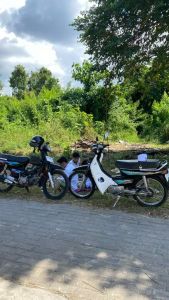 STRIPING STICKER Honda Astrea Grand Elegant Limited Edition 95 96 97 Biru Muda Toska