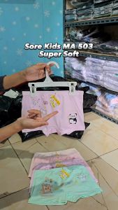 Boxer Anak Perempuan Sorex Kids MA 503 | Celana Dalam Bokser Anak Cewek Sorek 3 - 9 Tahun