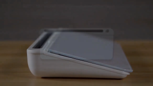 ไวท์บอร์ดตั้งโต๊ะ เขียนง่ายสะอาดทันทีที่เช็ด ไวท์บอร์ดกระจกตั้งโต๊ะ จำเป็นในสำนักงาน