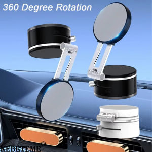 KEBETEME จุกดูดดูดซับสุญญากาศอเนกประสงค์ที่วางโทรศัพท์ที่วางโทรศัพท์ตัวยึดอุปกรณ์นำทางรถยนต์แบบปรับได้360องศา
