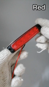 Led 24V 6smd Side Lamp Small Marker Light Trailer Lorry Lampu Kecil Tepi Lori Treler (1pc)