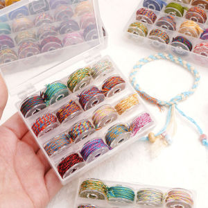 10/16/25/36pcs Multicolor Hand-Spun Cotton Cord for Threading DIY Bracelet Jewelry Making Handicraft Decoration