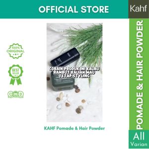KAHF Water Based Pomade n Hair Powder | Matte Dapper Sleek Classy Minyak Rambut Pria Hair Styling
