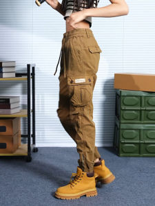 American Style Loose Cargo Pants Mens Fashion Brand All-Matching Retro Casual Pants Mens Summer Fashion Handsome Jogger Pants Pants