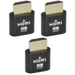 HDMI-Compatible Dummy Plug Virtual Display Headless Ghost Display Emulator 4K DDC EDID Dummy Emulator Adapter For Bitcoin Mining