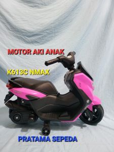 Mainan Motor Aki Anak NMAX PMB K613C Bisa Dinaiki Cocok Untuk anak Usia 1 Dan 3 Tahun