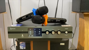 Amply Liền Vang Số DBacoustic AK600 Chính Hãng 3in1 | Vang Số + Cục Đẩy + Micro Không Dây | Công Suất 600Wx2 Hát Cực Hay Chống Hú Bluetooth Optical