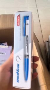 Combo 5 Bút bi Thiên Long FO-024 ngòi 0.7mm mực/xanh/đỏ đen hệ dầu