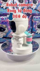 Camera Robot Baby WiFi iCam Mini 1080P – Đàm Thoại 2 Chiều Xoay 360 Theo Dõi Bé Dễ Thương Cho Trẻ Em