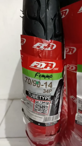 BAN SNI FDR 70/90-14 80/90-14 DAN 90/90-14 RING 14 TUBETYPE MOTIF FLEMMO BAN MOTOR METIC