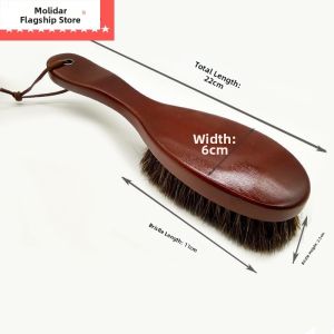 MOLIDA | Soft Bristle Horsehair Shoe Brush