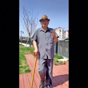 Bộ đồ nam trung niên Thái Khang bộ đồ cho bố mặc nhà vải lụa mềm co giãn BO18