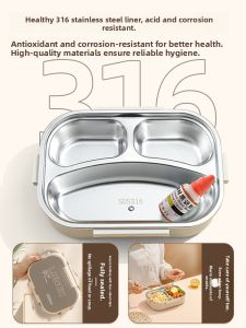 XIAOCHUSHU | 316 Stainless Steel Insulated Lunch Box Heatable in Microwave