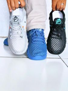 RUIMO Sepatu Sneakers Pria K11 Premium Minimalis Import AIR VIR Anti Panas - SEPATU Jaring